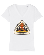 Outdoor Adventure Camp Tricou mânecă scurtă guler V Damă Evoker