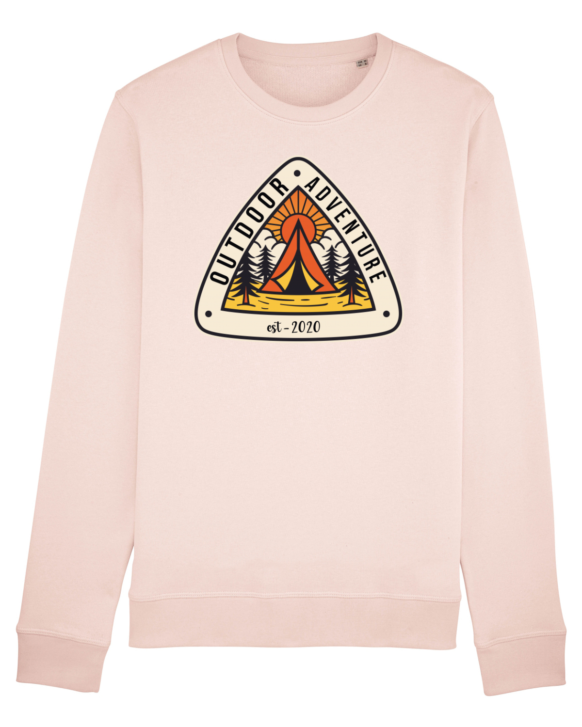 Bluză mânecă lungă Unisex Rise Candy Pink