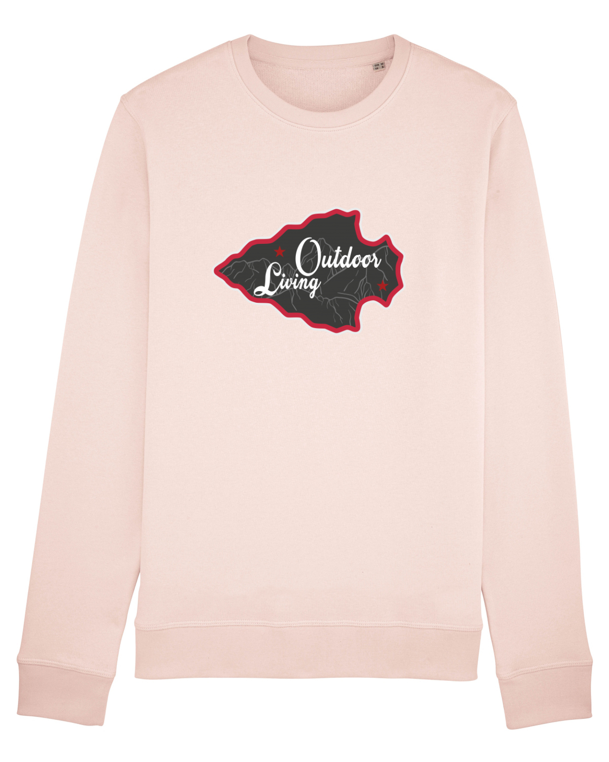 Bluză mânecă lungă Unisex Rise Candy Pink