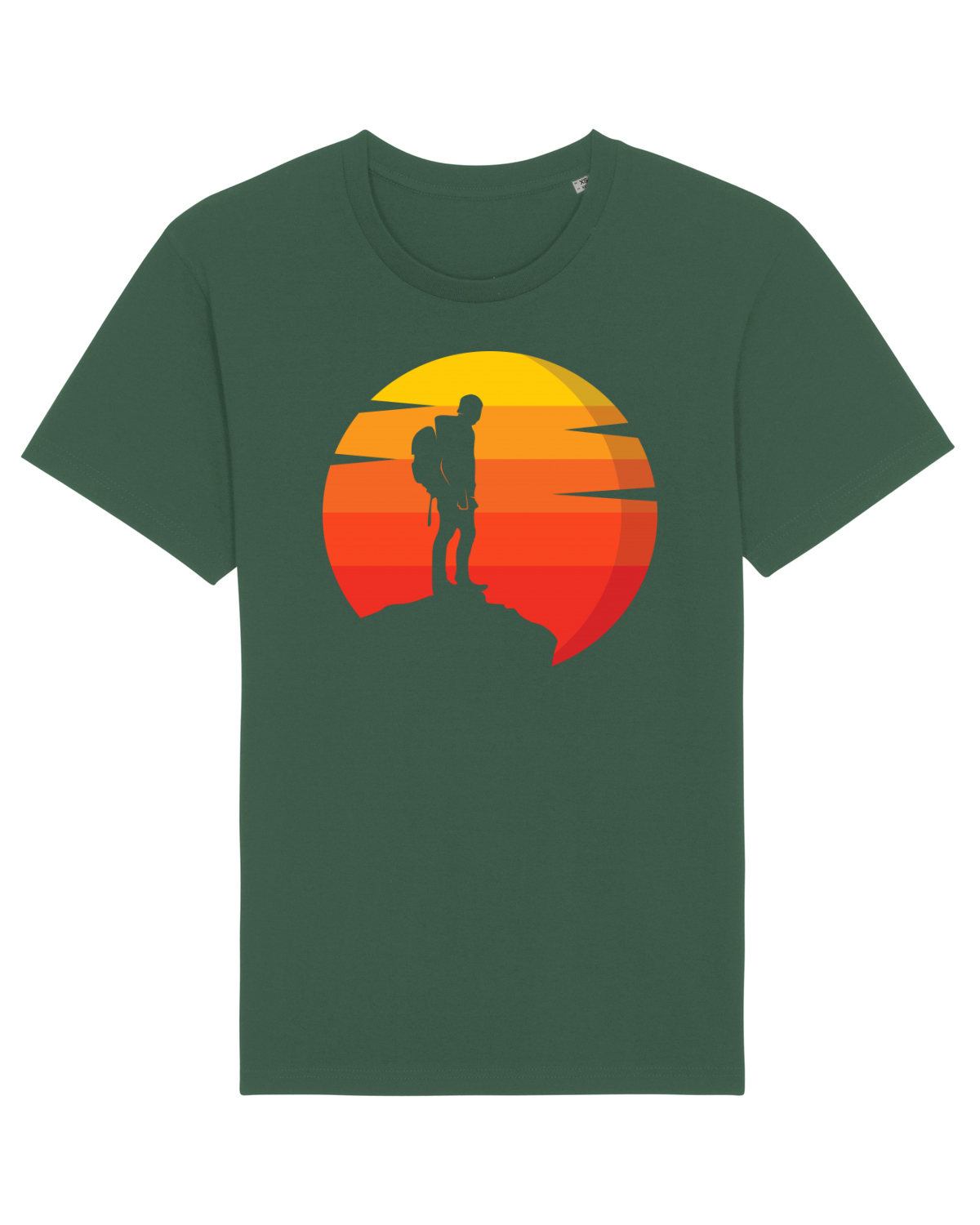 Tricou mânecă scurtă Unisex Rocker Bottle Green
