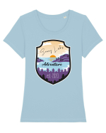 Sunny Lake Adventure Tricou mânecă scurtă guler larg fitted Damă Expresser