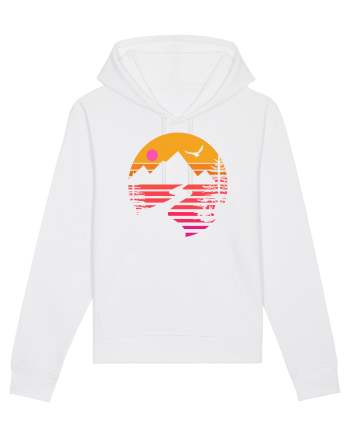 Sunset Mountains White