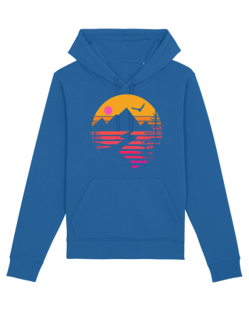 Sunset Mountains Royal Blue