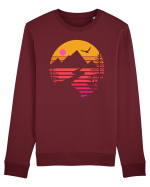 Sunset Mountains Bluză mânecă lungă Unisex Rise
