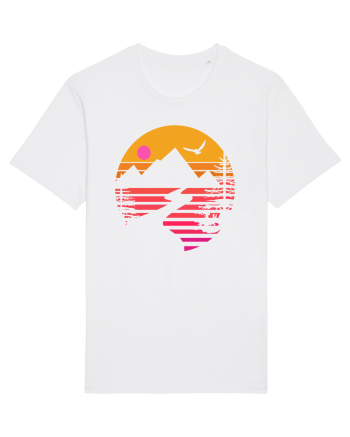 Sunset Mountains White