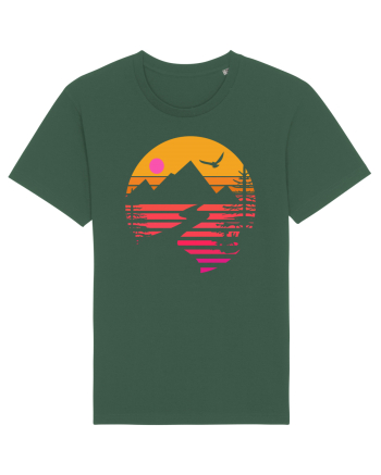 Sunset Mountains Bottle Green