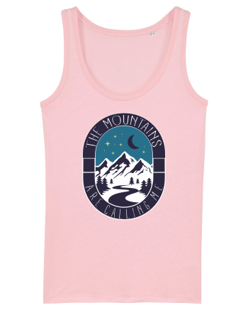 The Mountains are Calling Me Cotton Pink