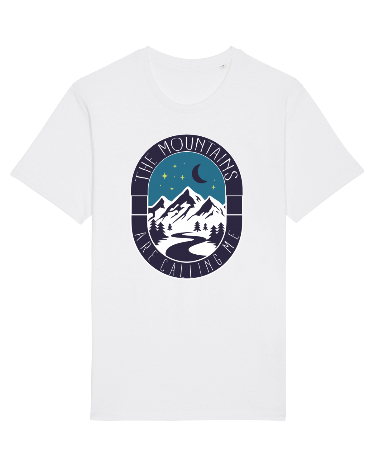 Tricou mânecă scurtă Unisex Rocker White