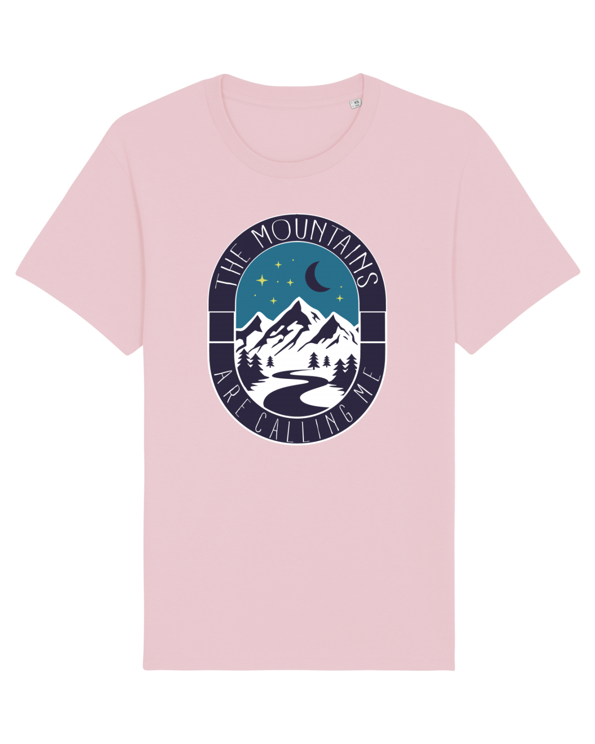 Tricou mânecă scurtă Unisex Rocker Cotton Pink