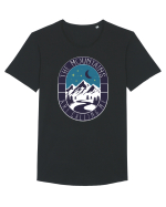 The Mountains are Calling Me Tricou mânecă scurtă guler larg Bărbat Skater