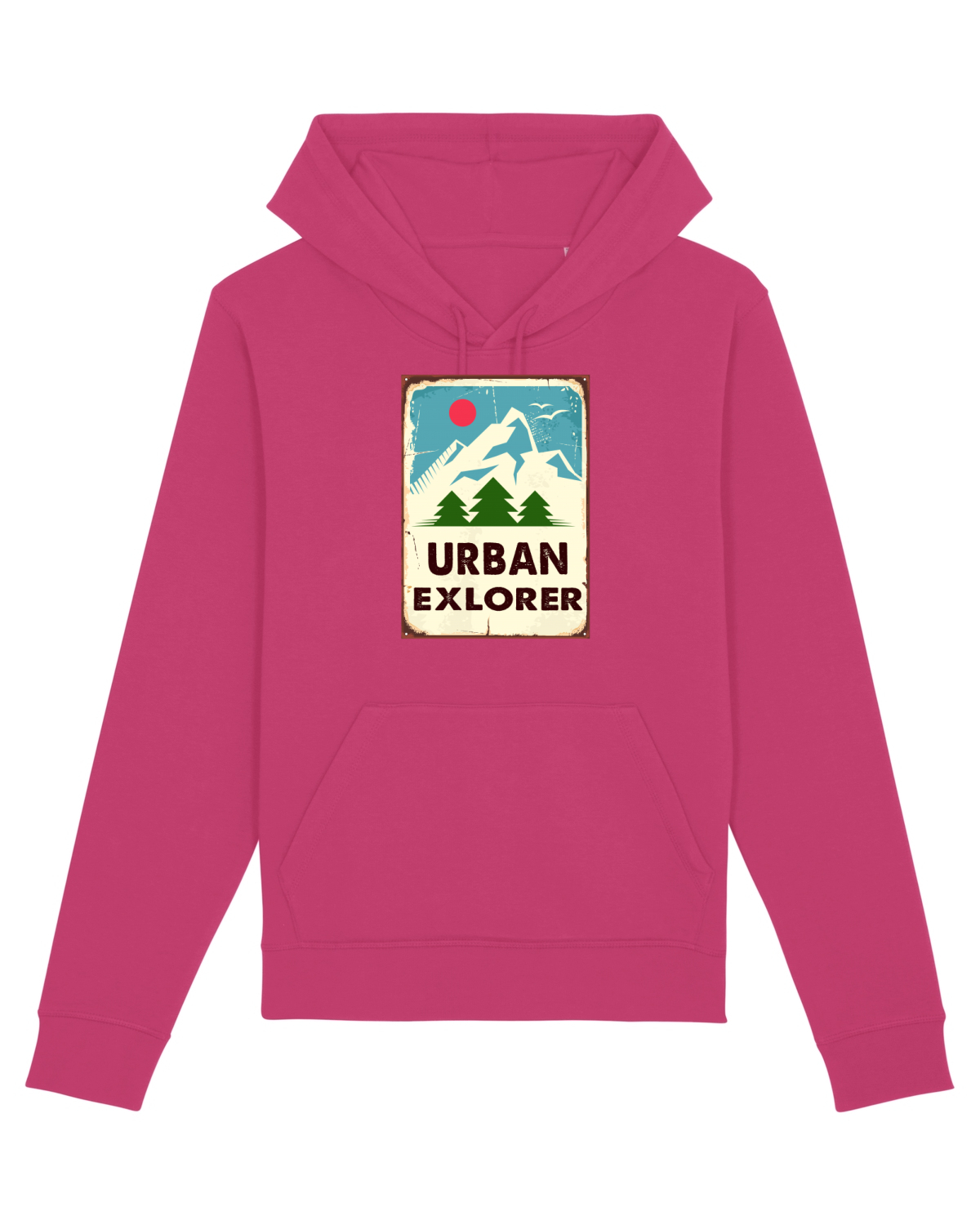 Hanorac Unisex Drummer Raspberry