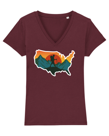 USA Adventure Burgundy