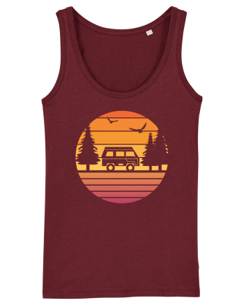 Van Camping Burgundy