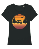 Van Camping Tricou mânecă scurtă guler larg fitted Damă Expresser