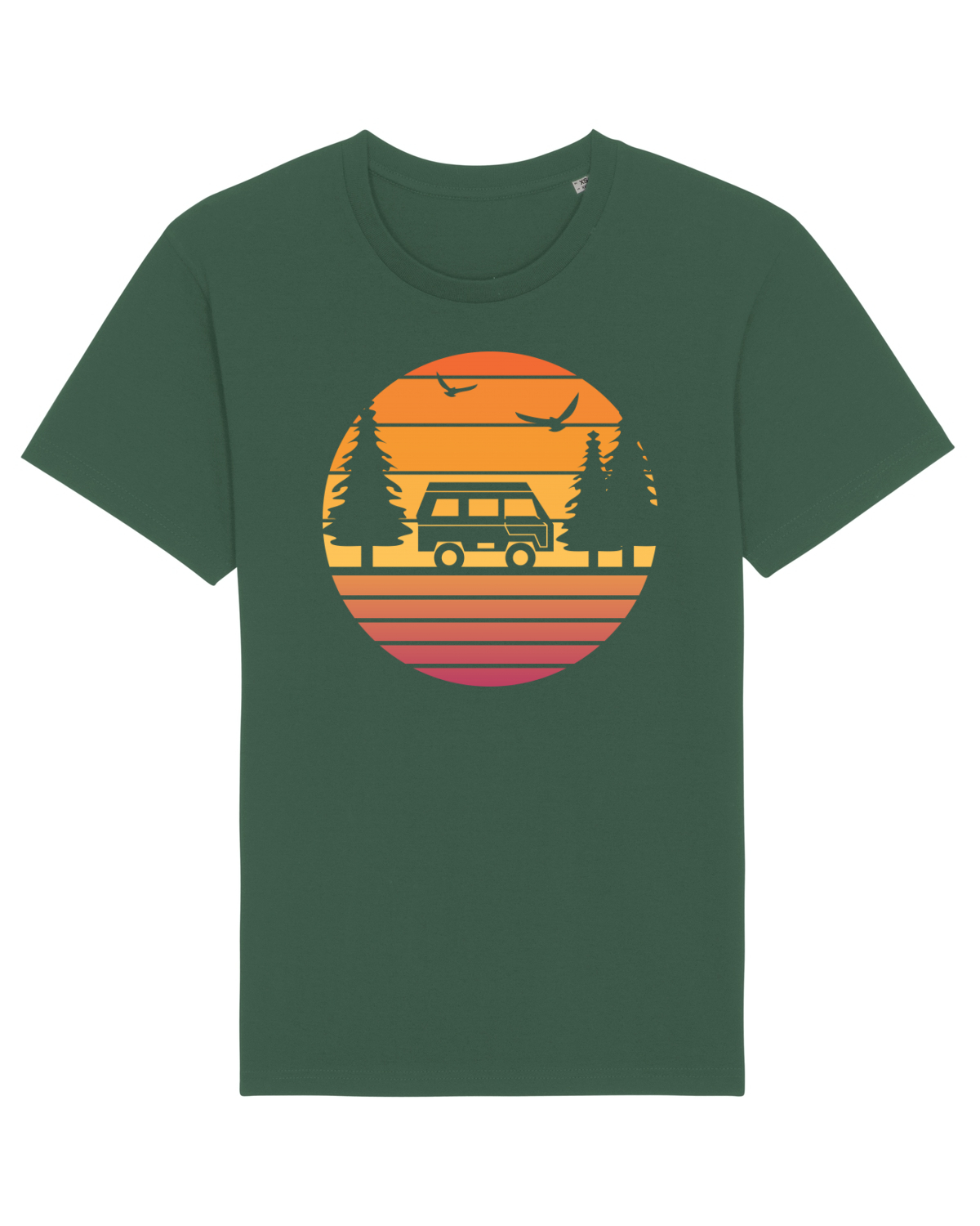Tricou mânecă scurtă Unisex Rocker Bottle Green