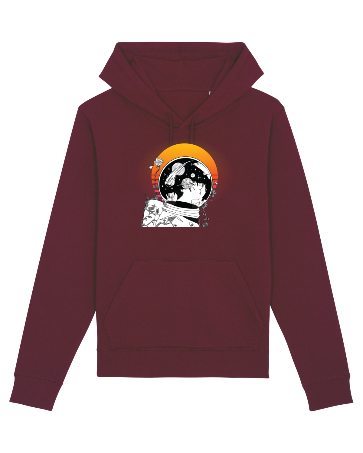 Hanorac Unisex Drummer Burgundy