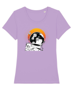 Astro Anime Tricou mânecă scurtă guler larg fitted Damă Expresser