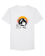 Astro Anime Tricou mânecă scurtă guler larg Bărbat Skater