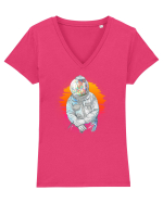 Astro Candyman Tricou mânecă scurtă guler V Damă Evoker