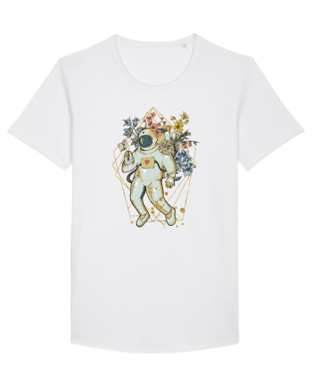 Astro Abstract Flowers White