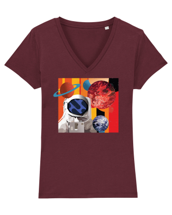 Astro Planets Burgundy