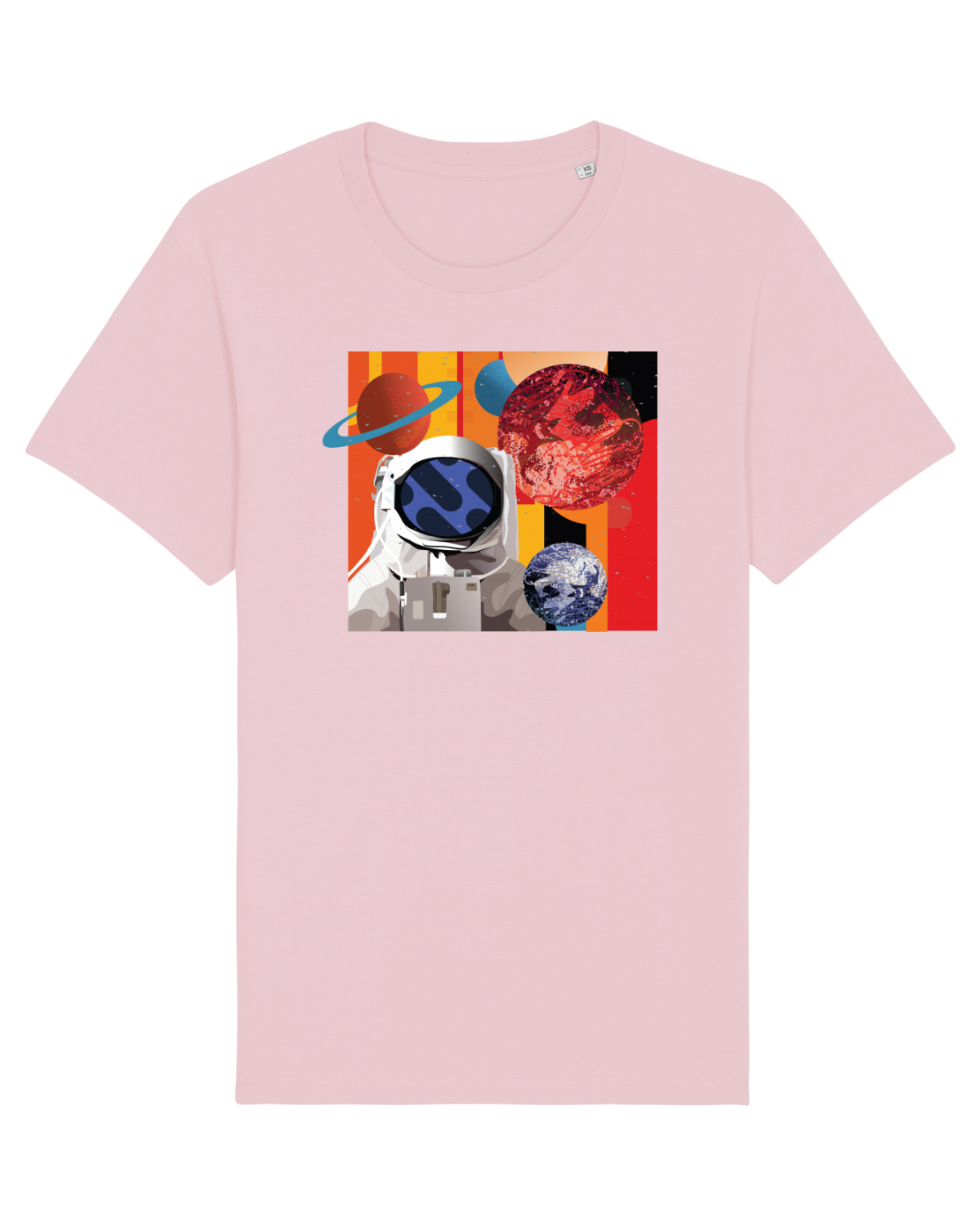 Tricou mânecă scurtă Unisex Rocker Cotton Pink