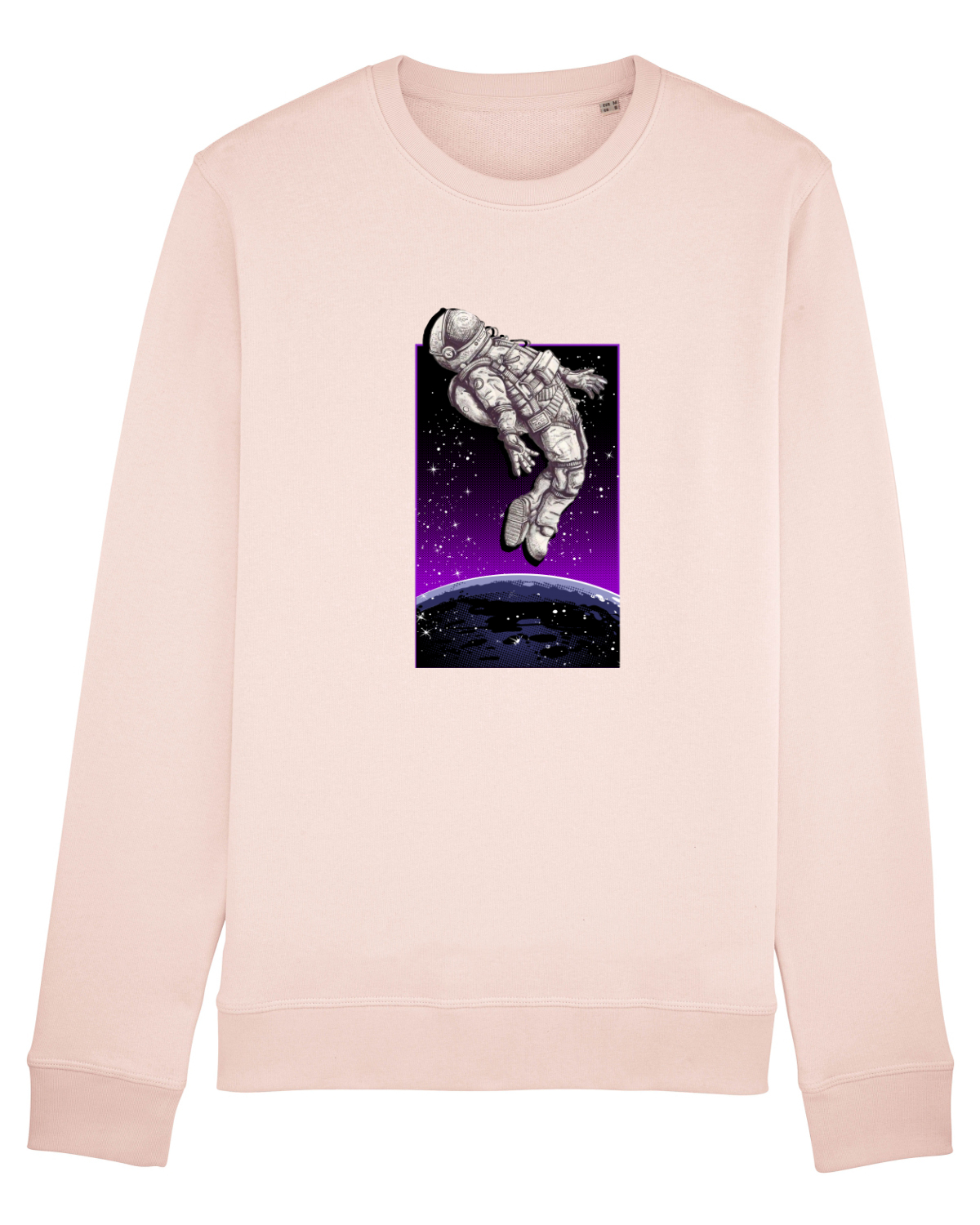 Bluză mânecă lungă Unisex Rise Candy Pink