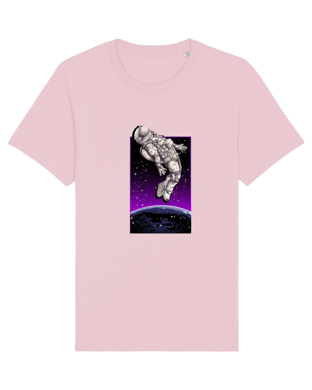 Tricou mânecă scurtă Unisex Rocker Cotton Pink