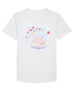 Pisoi Tricou mânecă scurtă guler larg Bărbat Skater