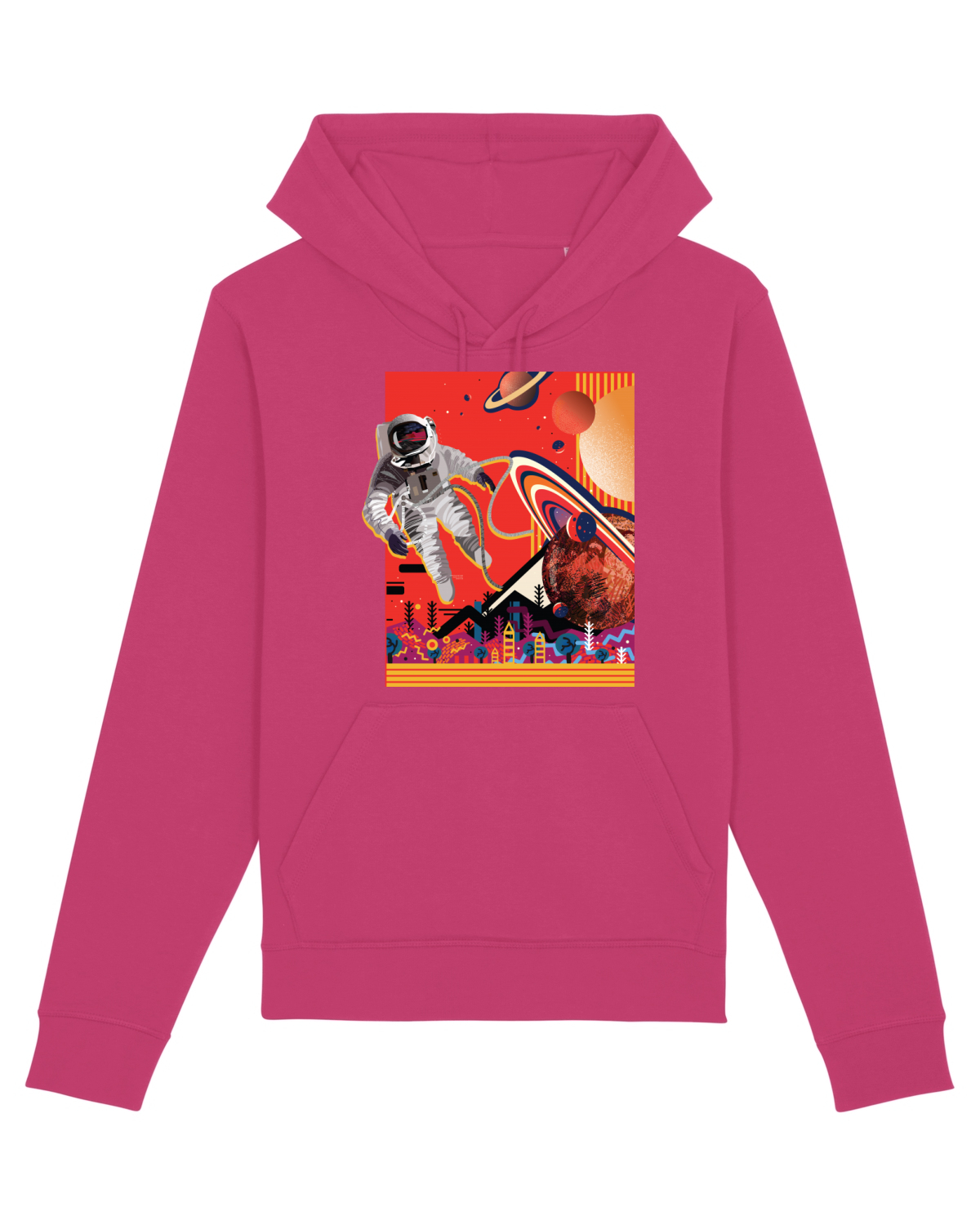 Hanorac Unisex Drummer Raspberry