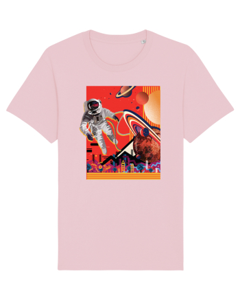 Astro Space Design Cotton Pink