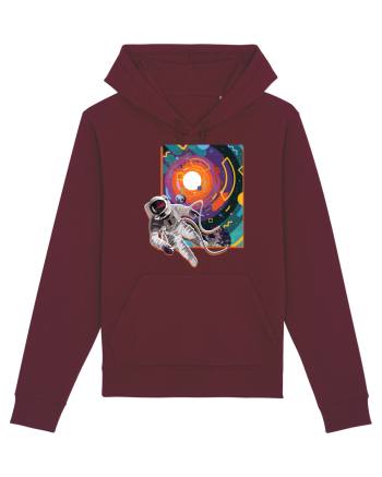 Astro Trippy Design Burgundy