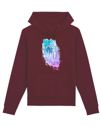 Astro Trippy Floating Burgundy