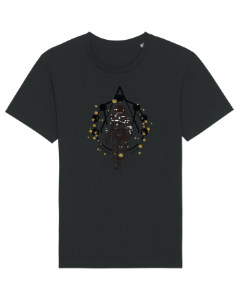 Astronaut Abstract Black