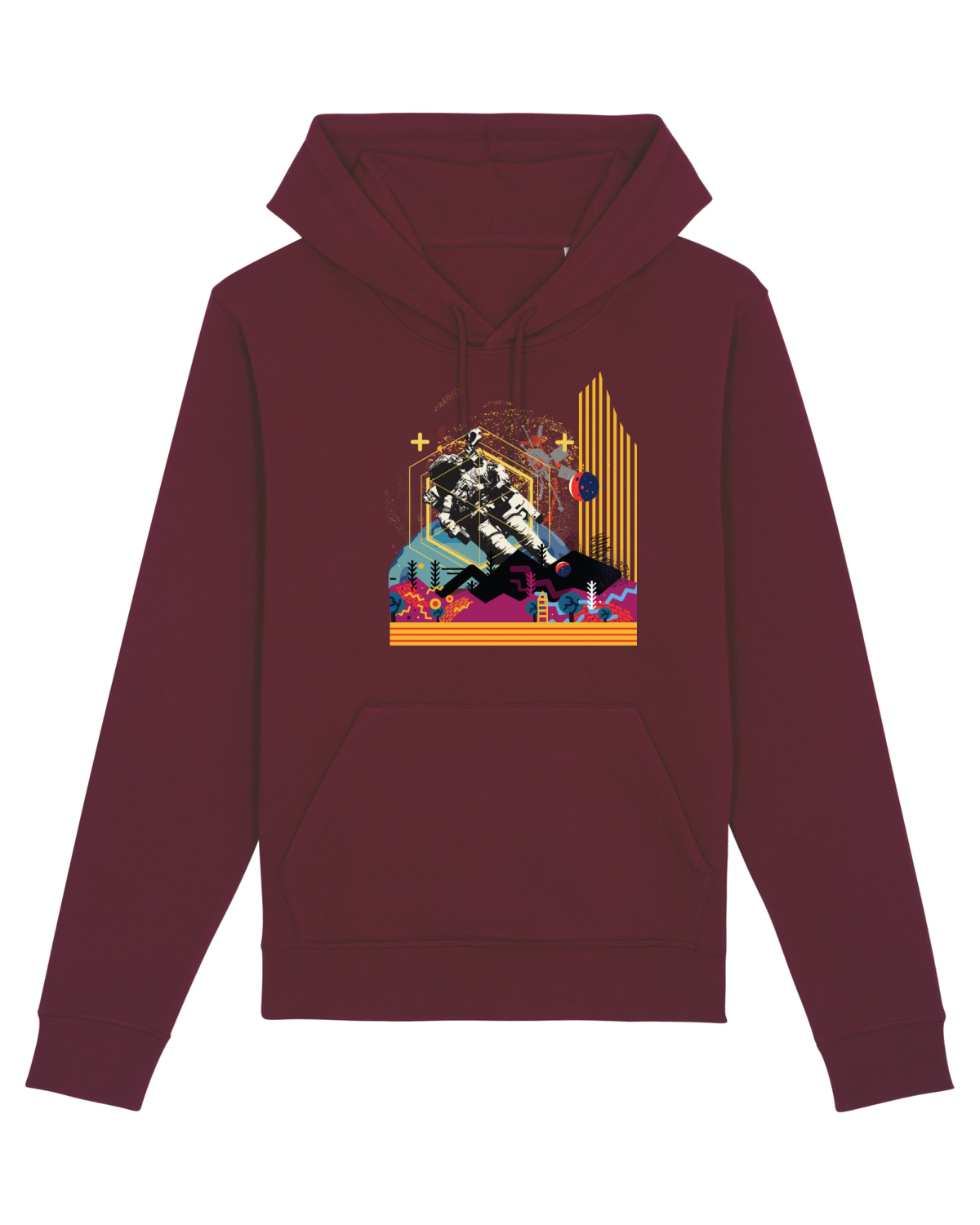 Hanorac Unisex Drummer Burgundy