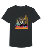 Artdeco Astro Tricou mânecă scurtă guler larg Bărbat Skater