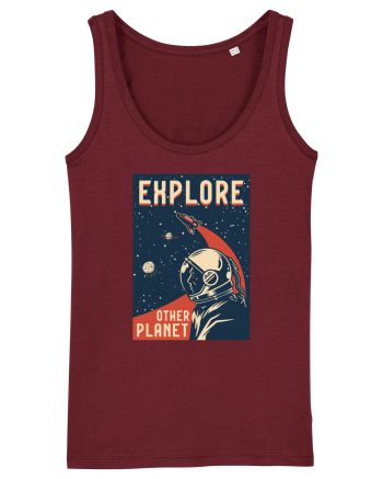 Explore Other Planet Burgundy