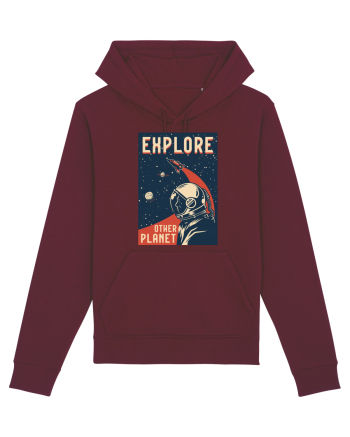 Explore Other Planet Burgundy