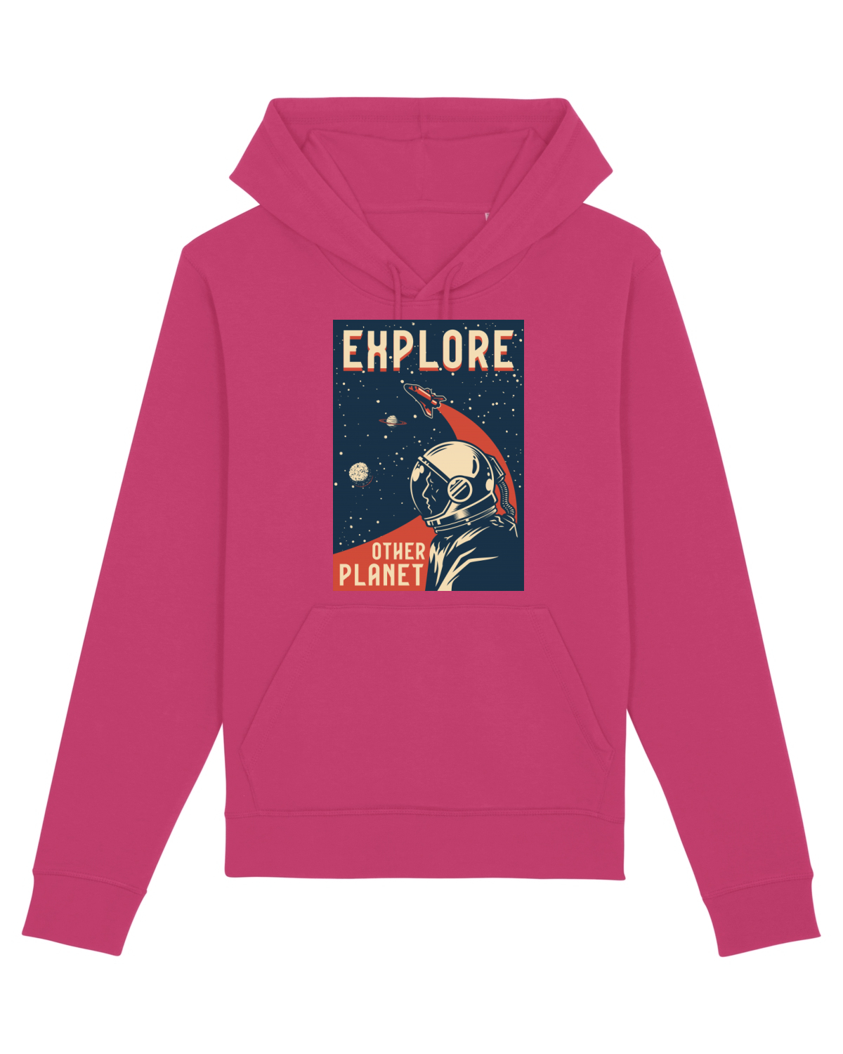 Hanorac Unisex Drummer Raspberry