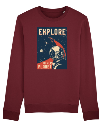 Explore Other Planet Burgundy