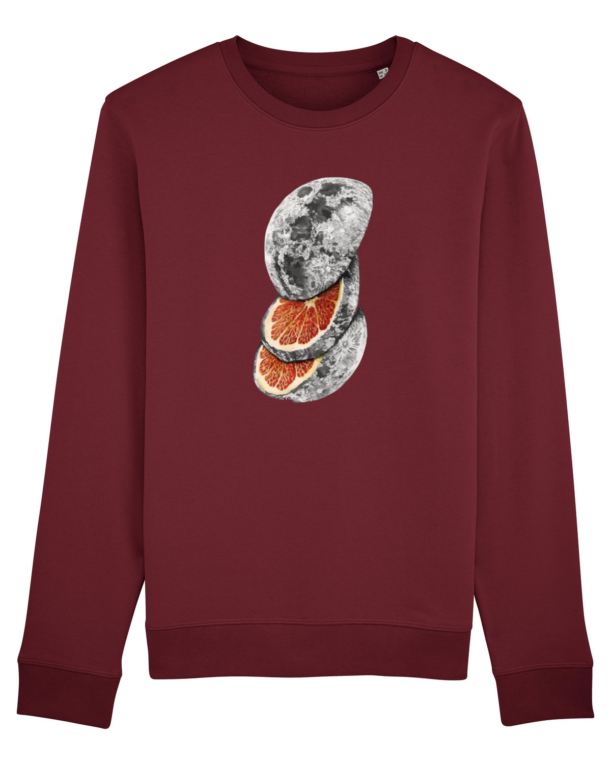 Bluză mânecă lungă Unisex Rise Burgundy