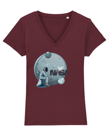 NASA Moon Burgundy