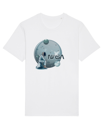 NASA Moon White