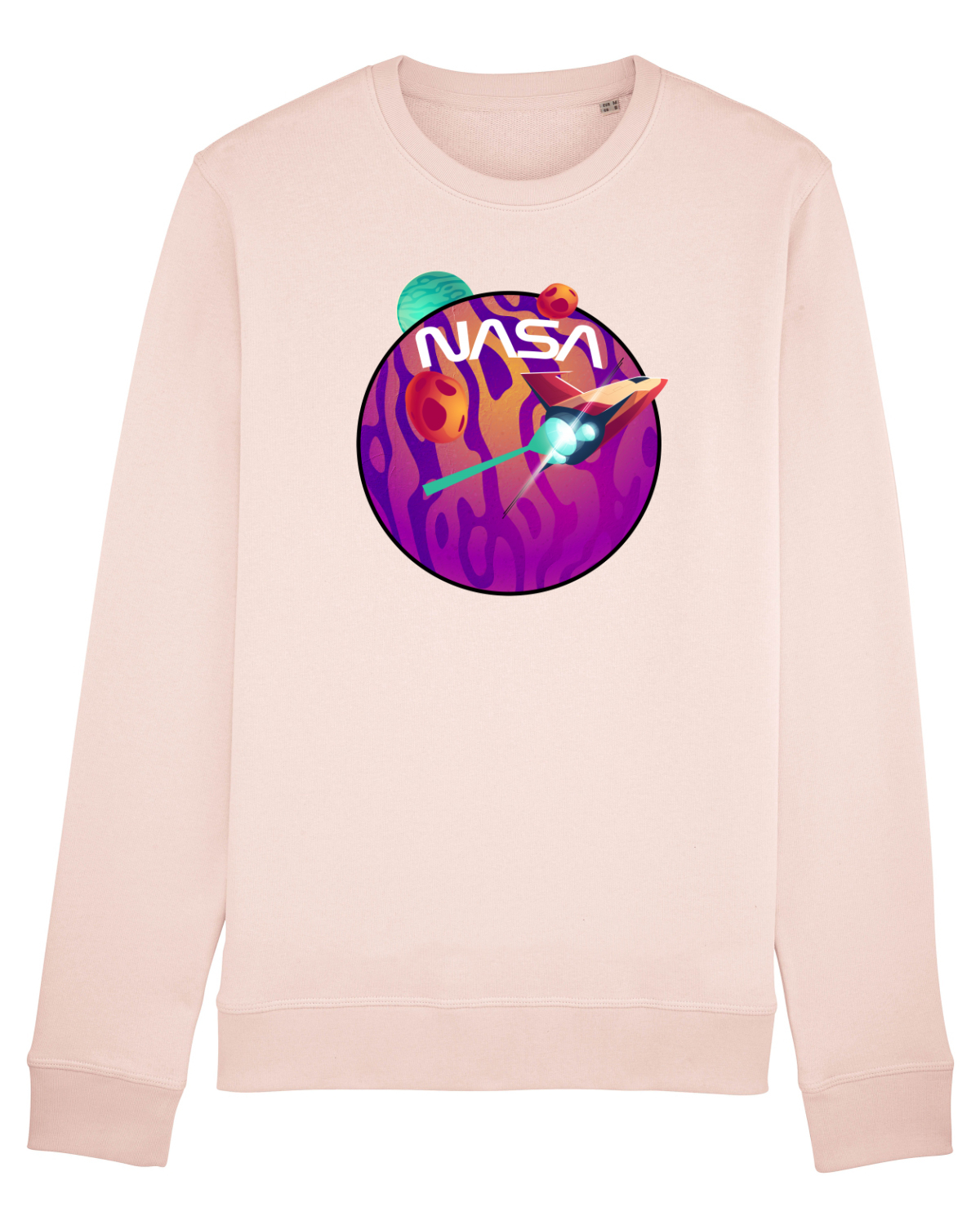 Bluză mânecă lungă Unisex Rise Candy Pink