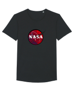 NASA Red Planet Tricou mânecă scurtă guler larg Bărbat Skater