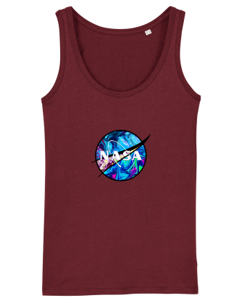 NASA Trippy Burgundy