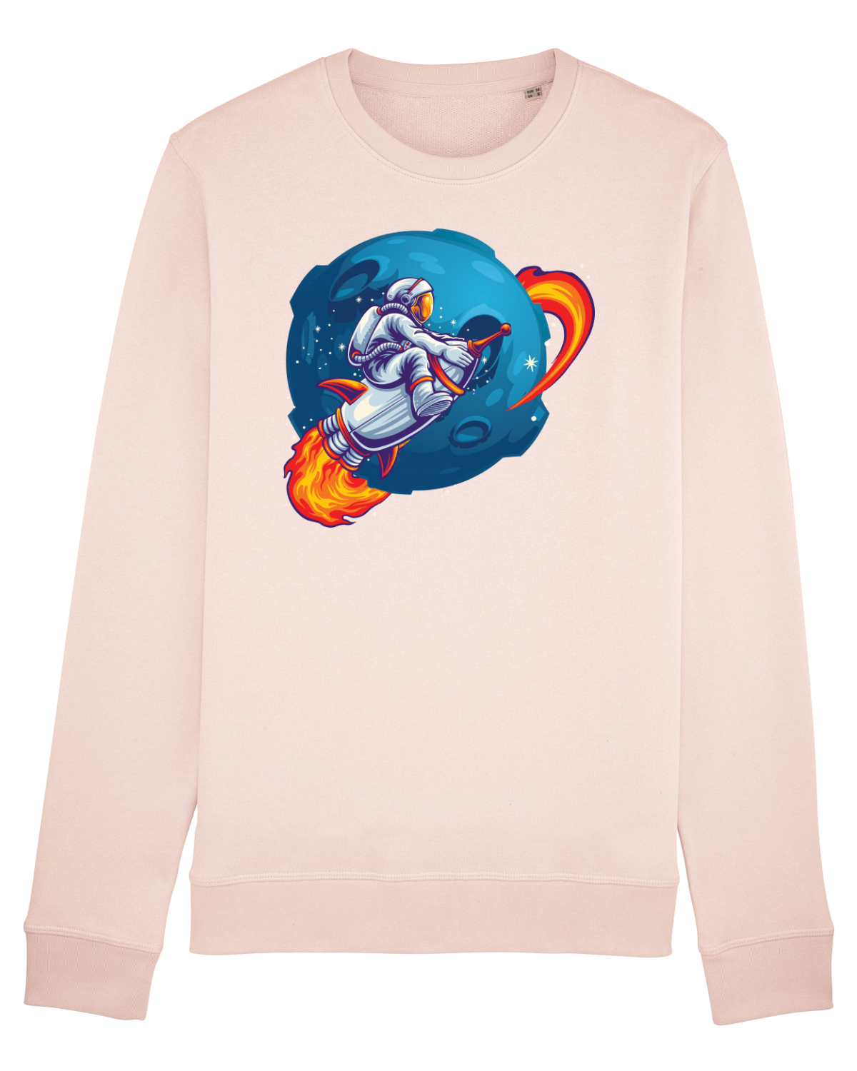 Bluză mânecă lungă Unisex Rise Candy Pink