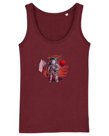 Astronaut Red Planet Burgundy