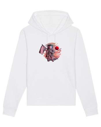 Astronaut Red Planet White
