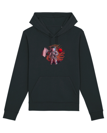 Astronaut Red Planet Black